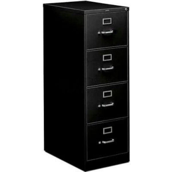 Ofm HON¬Æ - 310 Series 4 Drawer Vertical File 26-1/2"D Legal Black HON314CPP